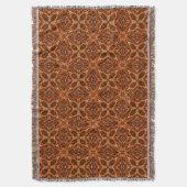 Couverture Brown Kaleidoscope Mandala Motif (devant Vertical)