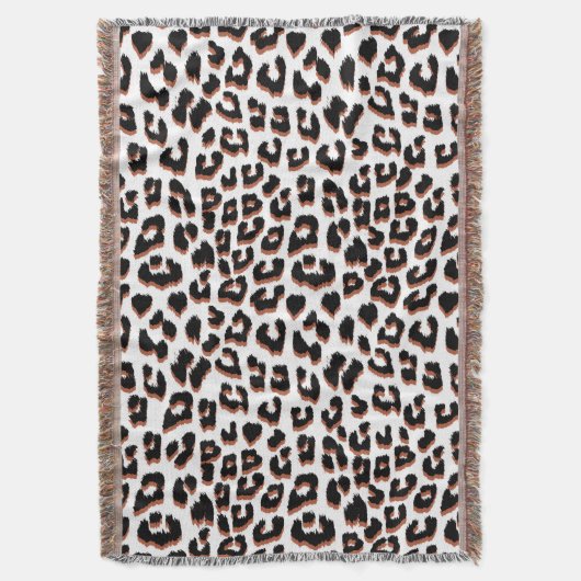 Couverture Brown noir et Empreinte de léopard blanc (devant Vertical)