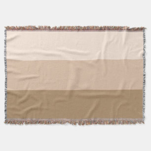 Couverture Brown Ombre strié