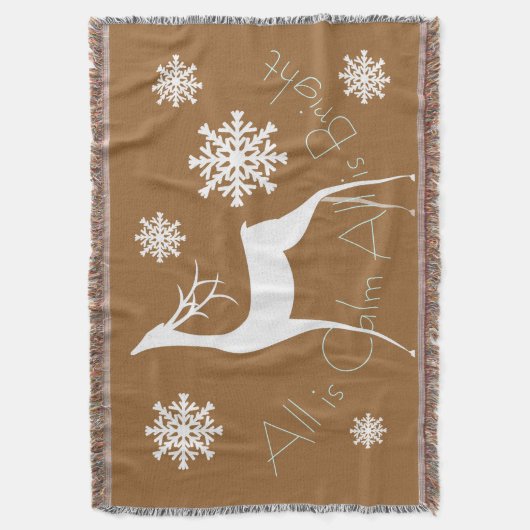 Couverture Brown Tout est calme Tout est lumineux Deer Holida (devant Vertical)