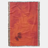 Couverture Brûlé Orange Persimmon Feuilles Abtract Automne (devant Vertical)