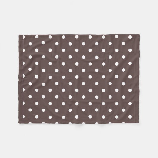 Couverture brun chocolat d'ouatine de point de (Devant (Horizontal))