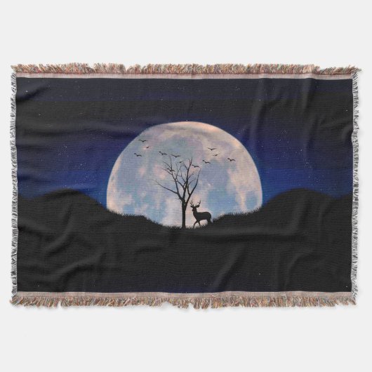 Couverture Buck avec Big Rack contre la Pleine lune (Devant)