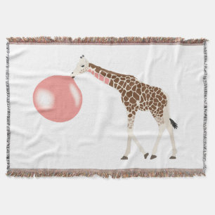 Couverture Bulle de gomme Giraffe soufflante bulle
