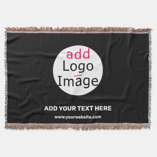 Couverture Business Chic Personnalisable noir blanc minimal (Devant)