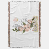 Couverture Butterfly Mind – floral line art (devant Vertical)