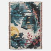 Couverture Cabane au Clair de Lune, Art de la Forêt Japonaise (devant Vertical)
