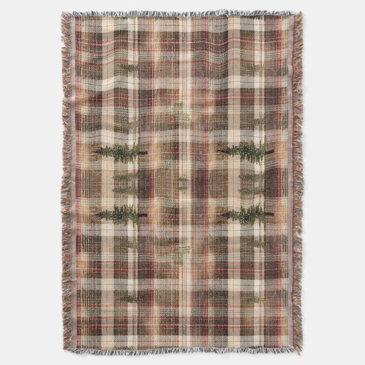 Couverture Cabine rustique planté avec des pins (devant Vertical)