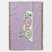 Couverture Câble de riz à la crème glacée Cute Mochi Thé vert (devant Vertical)