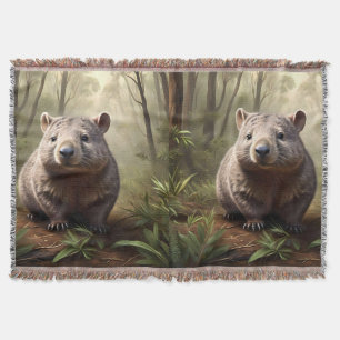 Couverture "Caché dans les buissons : un wombat australien da