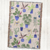 Couverture Cactus Motif Succulent