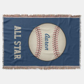 Couverture cadeau de chambre de base-ball pour gar (Devant)