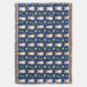 Couverture Cadeau de chat | Graphique de Motif de chat spatia (devant Vertical)