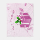Couverture cadeau de Noël rose (Devant)