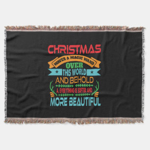 Couverture Cadeau de Noël Vagues de Noël Une baguette magique