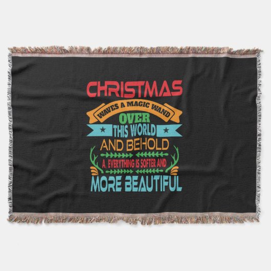 Couverture Cadeau de Noël Vagues de Noël Une baguette magique (Devant)