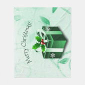 Couverture cadeau de Noël verte (Devant)