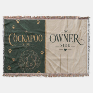 Couverture Cadeau drôle pour propriétaire de Cockapoo et amat