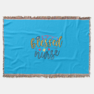 Couverture Cadeau infirmière Infirmière bénie