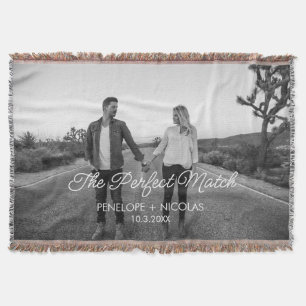 Couverture Cadeau photo personnalisé Mariage