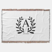 COUVERTURE CADEAUX DE GARÇON D'HONNEUR MONOGRAMME ANNÉE DATE  (Devant)