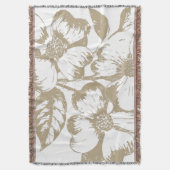 Couverture Café Latte Dogwood Floral (devant Vertical)