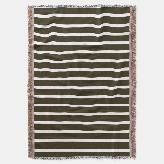 Couverture Café Mocha Neutral Stripes (devant Vertical)