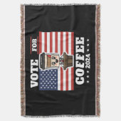 Couverture Café pour président, votez pour le café (devant Vertical)