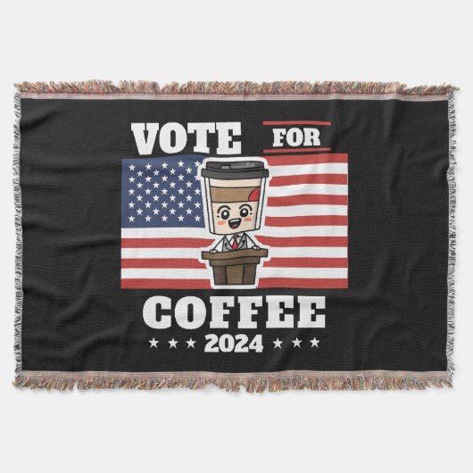 Couverture Café pour président, votez pour le café (Devant)