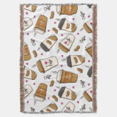 Couverture Cafés, Fèves de café, Amateur de café, Coeurs (devant Vertical)