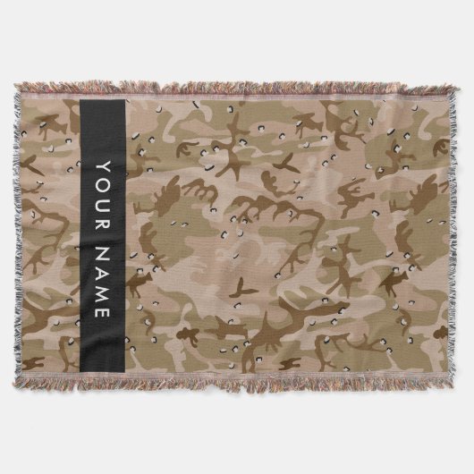 Couverture Cailloux de camouflage du désert, Votre nom, Perso (Devant)