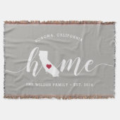 Couverture Californie Maison de l'État Personnalisée (Devant)