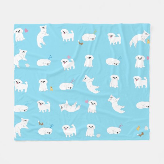 Couverture câline de Pekingese (Devant (Horizontal))