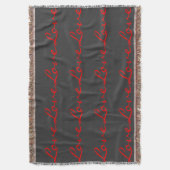 Couverture Calligraphie grise rouge tendance Mariage Amour (devant Vertical)