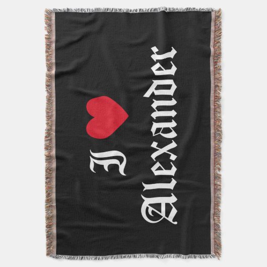 Couverture Calligraphie I Love Alexander (devant Vertical)