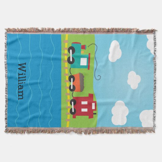Couverture Cambuse de train de Choo Choo d'enfants (Devant)