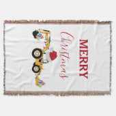 Couverture Camion de construction de la canot de Noël (Devant)