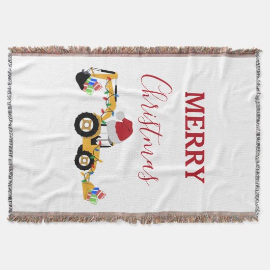 Couverture Camion de construction de la canot de Noël (Devant)