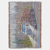 Couverture Camion d'exploitation forestière blanc - Camion et (devant Vertical)