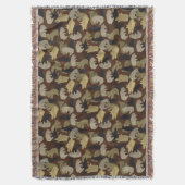 Couverture Camouflage animal Silhouette Brown (devant Vertical)