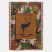 Couverture Camouflage Black Brown Green Personalized (devant Vertical)