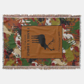 Couverture Camouflage Black Brown Green Personalized (Devant)