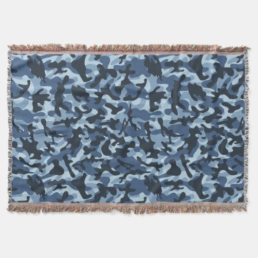 Couverture Camouflage bleu (Devant)