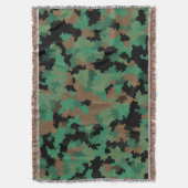 Couverture Camouflage de la jungle verte de l'armée Design Mo (devant Vertical)