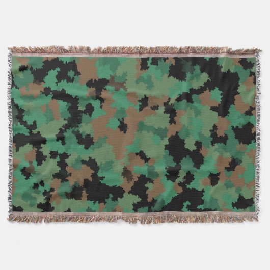 Couverture Camouflage de la jungle verte de l'armée Design Mo (Devant)