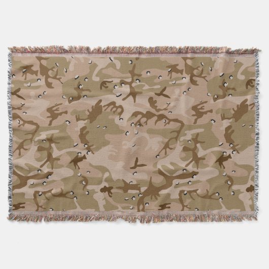 Couverture Camouflage Désert Avec Galets, Militaire, Armée (Devant)