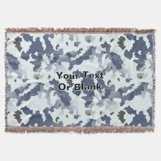 Couverture Camouflage d'hiver fractal (Devant)