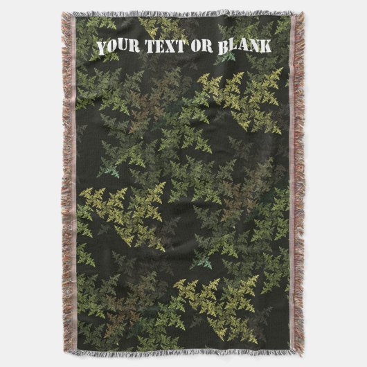 Couverture Camouflage fractal (devant Vertical)