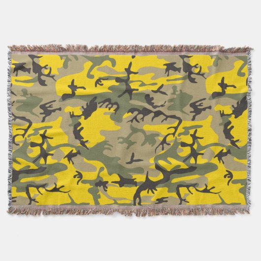 Couverture Camouflage jaune et vert, Militaire, Armée (Devant)