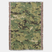 Couverture Camouflage naval Woodland (devant Vertical)